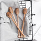 Wooden long handle honey stirrer