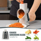 Multi-functional manual vegetable shredder