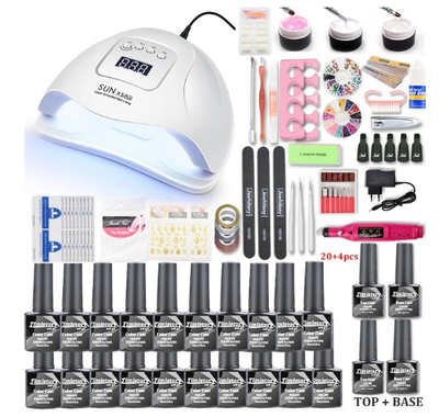 Nail polish heating and drying machine