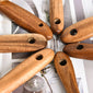 Natural wood kitchenware