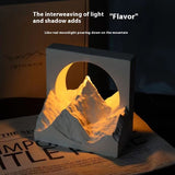 Glacier-shaped aromatherapy night light
