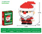 Christmas tree-themed building block set