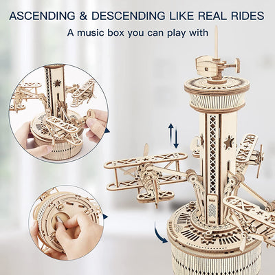 Wooden assembly music box