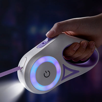 Retractable automatic pet leash