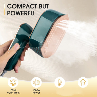 Portable rotating steam iron