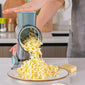 Multi-functional manual vegetable shredder