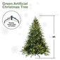 PVC Christmas tree with lights