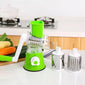 Multifunctional manual vegetable shredder and slicer