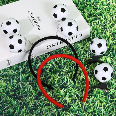Football-Themed Elastic Headband