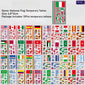 2026 USA-Canada-Mexico World Cup National Flag Tattoo Stickers