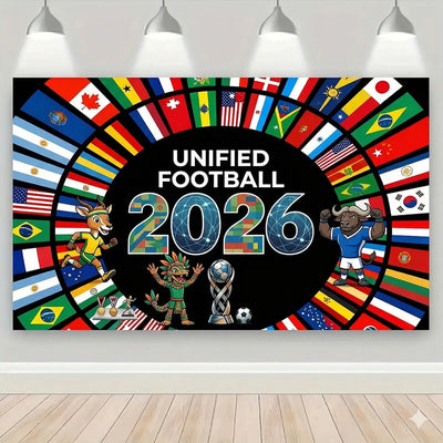 2026 World Cup Themed Wall Hanging Backdrop
