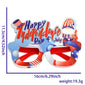 New American Independence Day Party Glasses July 4th National Day Party Decoration Accessories USA Stars and Stripes Glasses Fra