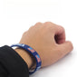 US Flag Red, White, and Blue Star Silicone Wristband