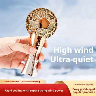 World Cup Trophy-Shaped Portable Handheld Fan