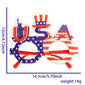 New American Independence Day Party Glasses July 4th National Day Party Decoration Accessories USA Stars and Stripes Glasses Fra