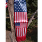 US Flag Satin Fan Scarf