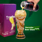 World Cup-Themed Beer Glasses