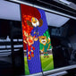 The FIFA 2026 World Cup mascot cartoon car mid-pillar stickers