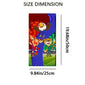 The FIFA 2026 World Cup mascot cartoon car mid-pillar stickers