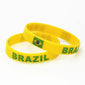 World Cup National Team Support Rubber Wristbands