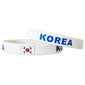 World Cup National Team Support Rubber Wristbands