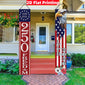 1 Pair of American Independence Day 250Th Anniversary Couplets 1776-2026 Eagle-Themed Decorative Banners American Flag Style Holiday Scene Decoration Hanging Cloth