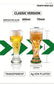 World Cup-Themed Beer Glasses