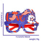 New American Independence Day Party Glasses July 4th National Day Party Decoration Accessories USA Stars and Stripes Glasses Fra
