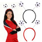 Football-Themed Elastic Headband