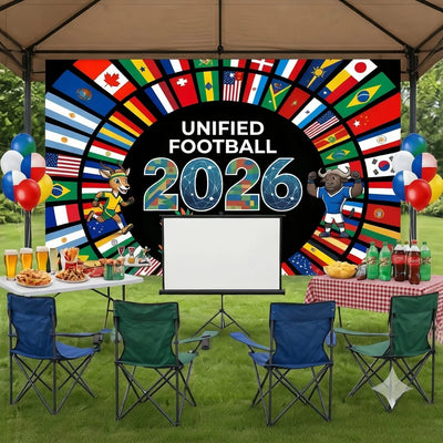 2026 World Cup Themed Wall Hanging Backdrop