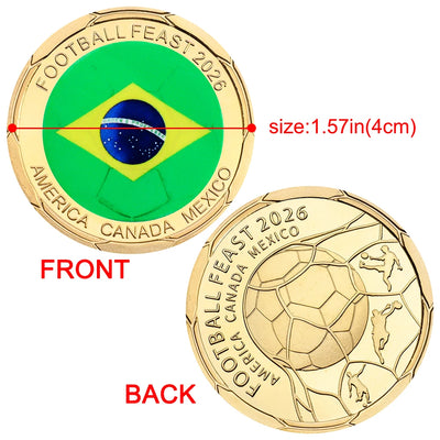 2026 USA, Canada, and Mexico World Cup National-Themed Commemorative Coins