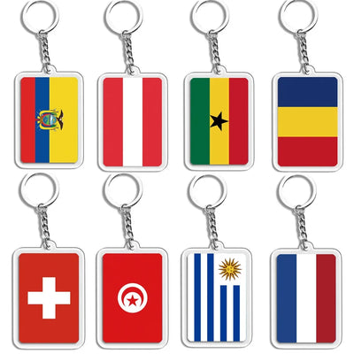 World Cup National Team Support Keychain