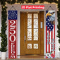 1 Pair of American Independence Day 250Th Anniversary Couplets 1776-2026 Eagle-Themed Decorative Banners American Flag Style Holiday Scene Decoration Hanging Cloth