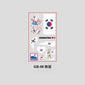 2026 USA-Canada-Mexico World Cup National Flag Tattoo Stickers