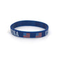 US Flag Red, White, and Blue Star Silicone Wristband