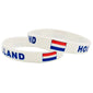 World Cup National Team Support Rubber Wristbands