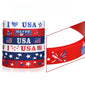 US Flag Red, White, and Blue Star Silicone Wristband