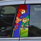 The FIFA 2026 World Cup mascot cartoon car mid-pillar stickers