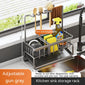 Kitchen sink storage rack