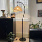 Internet-famous And Vintage S-shaped Crescent Floor Lamp