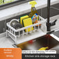 Kitchen sink storage rack