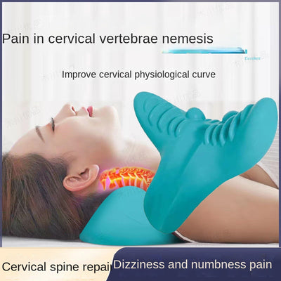 Cervical spine massage and correction device