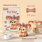 Cute pet building block set