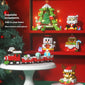 Christmas tree-themed building block set