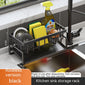 Kitchen sink storage rack