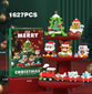 Christmas tree-themed building block set