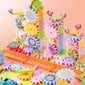 Building block gear assembly set