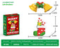 Christmas tree-themed building block set