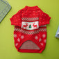 Christmas-themed dog sweater