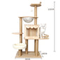 Cat Crawl Nest Scratching Board Tree Supplies
